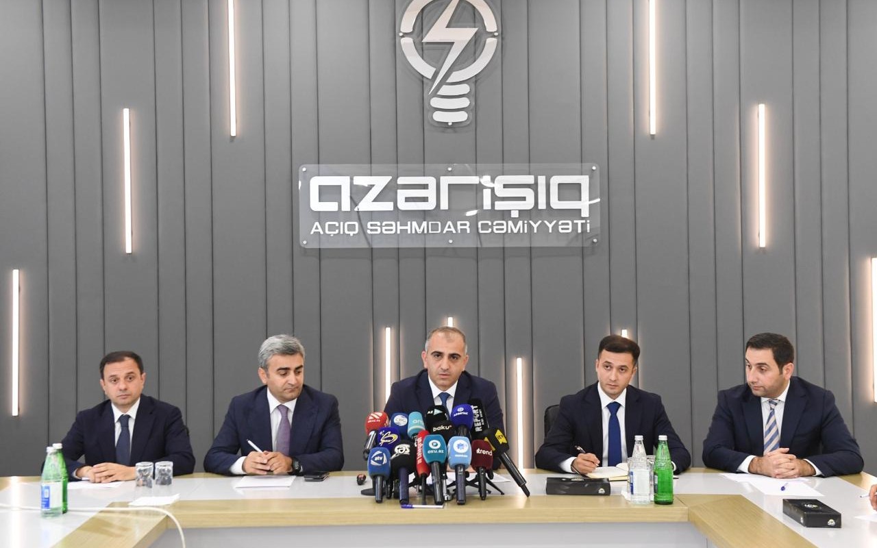 “Azərişıq” ASC-nin təşkilatçılığı ilə Ağdamda mətbuat konfransı keçirilib - FOTOLAR